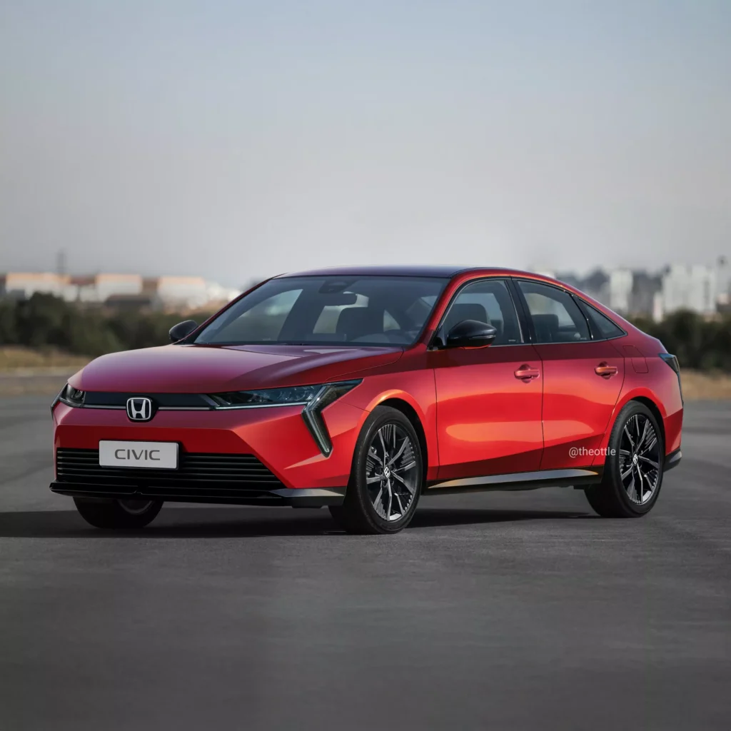 Honda Civic Theottle Rendering 1