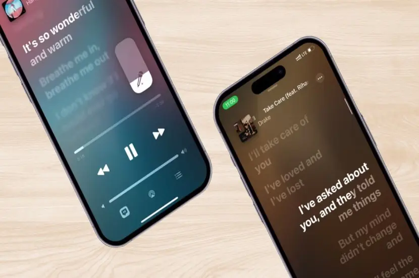 Offline lyrics in Apple Music iOS 26.2 beta 2