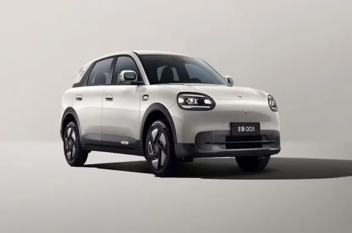 Chery QQ3 elektrikli hatchback 2026