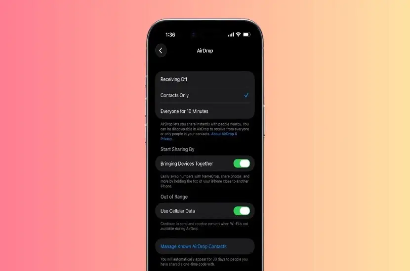iOS 26.2 airdrop 2