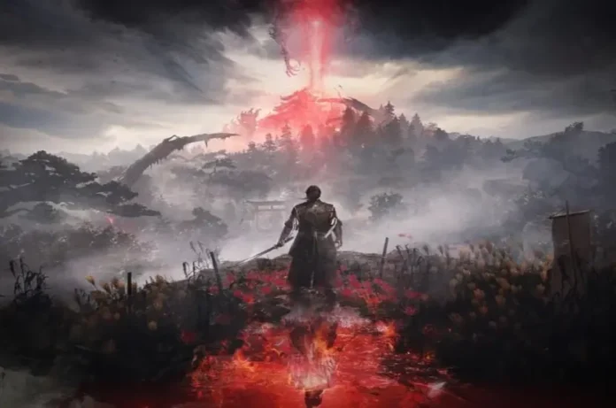 Nioh 3 oyunundan görkemli bir samuray karakteri ve aksiyon dolu fantastik savaş sahnesi.